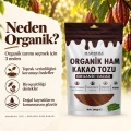 Organik Ham Kakao Tozu 3x140gr
