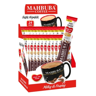 3ü1 Arada Sütlü Köpüklü Hazır Kahve 24x18gr