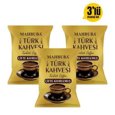 Çifte Kavrulmuş Türk Kahvesi 3x100gr
