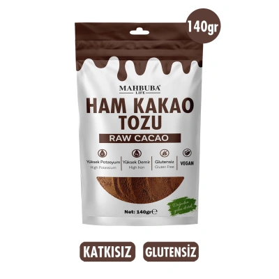 Ham Kakao Tozu 140gr - Doğal - Katkısız - Glutensiz