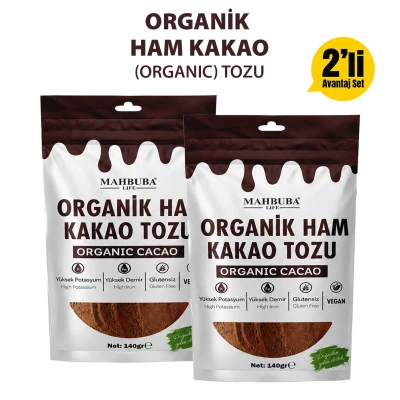 Organik Ham Kakao Tozu 2x140gr