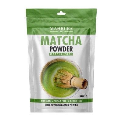 Saf Matcha Çayı Tozu 50gr - Katkısız - Glutensiz