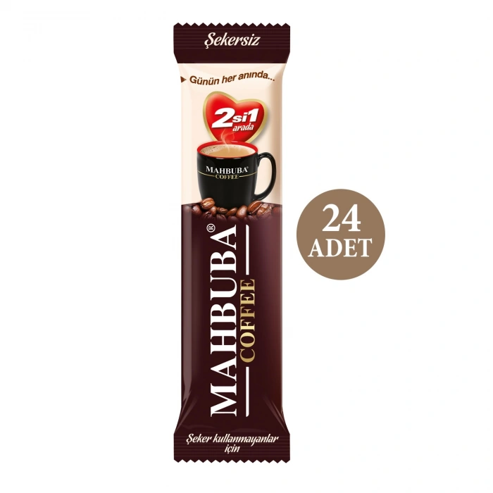 2si1 Arada Şekersiz Hazır Kahve 24x10gr