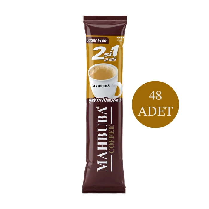 2si1 Arada Şekersiz Hazır Kahve 48x10gr