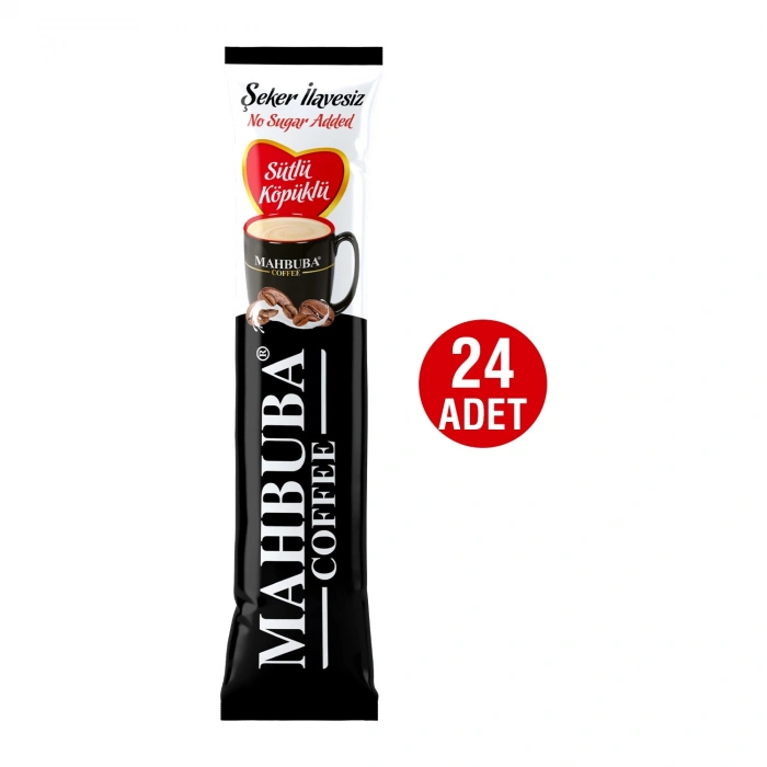 2si1 Arada Şekersiz Sütlü Köpüklü Hazır Kahve 24x9,5gr