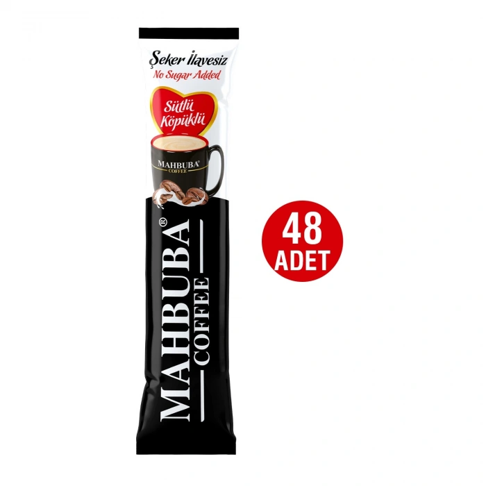 2si1 Arada Şekersiz Sütlü Köpüklü Hazır Kahve 48x9,5gr