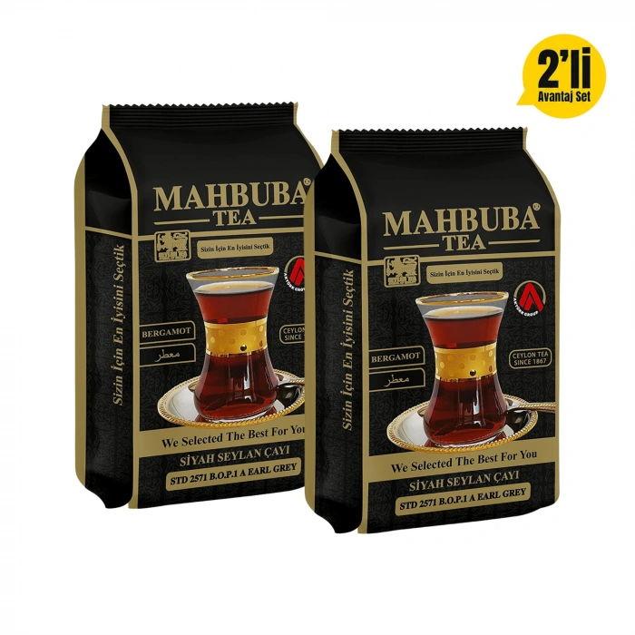 2x200gr STD 2571 Earl Grey Bergamot Aromalı İthal Seylan Sri Lanka Ceylon Kaçak Siyah Yaprak Çayı