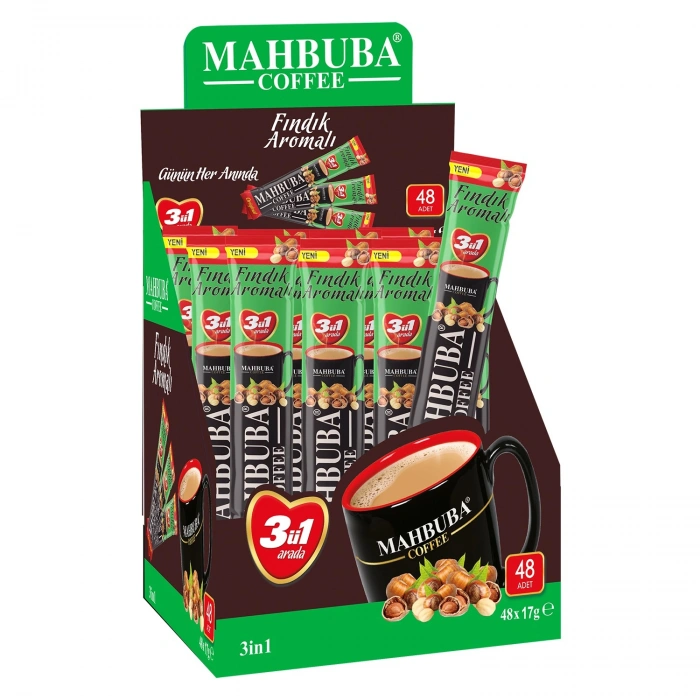 3ü1 Arada Fındıklı Hazır Kahve 48x17gr