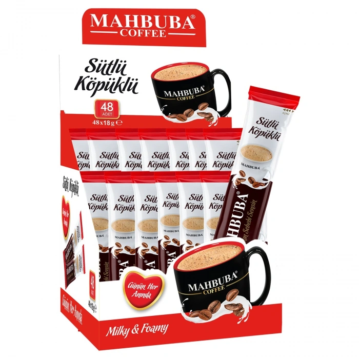 3ü1 Arada Sütlü Köpüklü Hazır Kahve 48x18gr