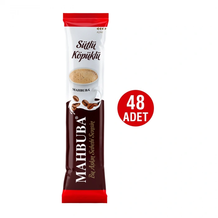 3ü1 Arada Sütlü Köpüklü Hazır Kahve 48x18gr