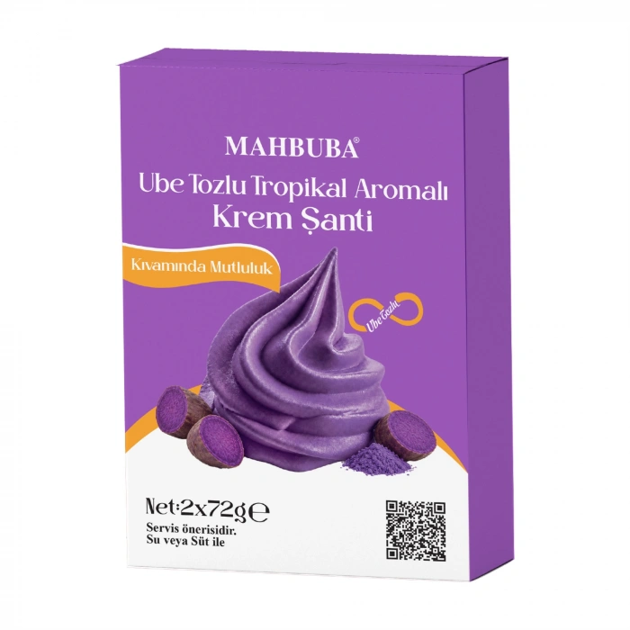 Krem Şanti Ube Tozlu Tropikal Aromalı 2x72gr