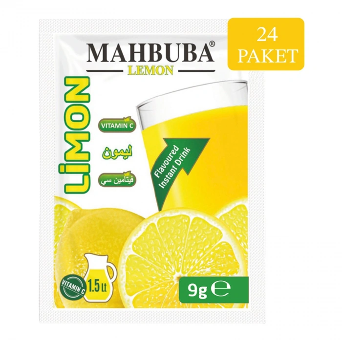 Limon Aromalı Soğuk Toz İçecek 24x9gr