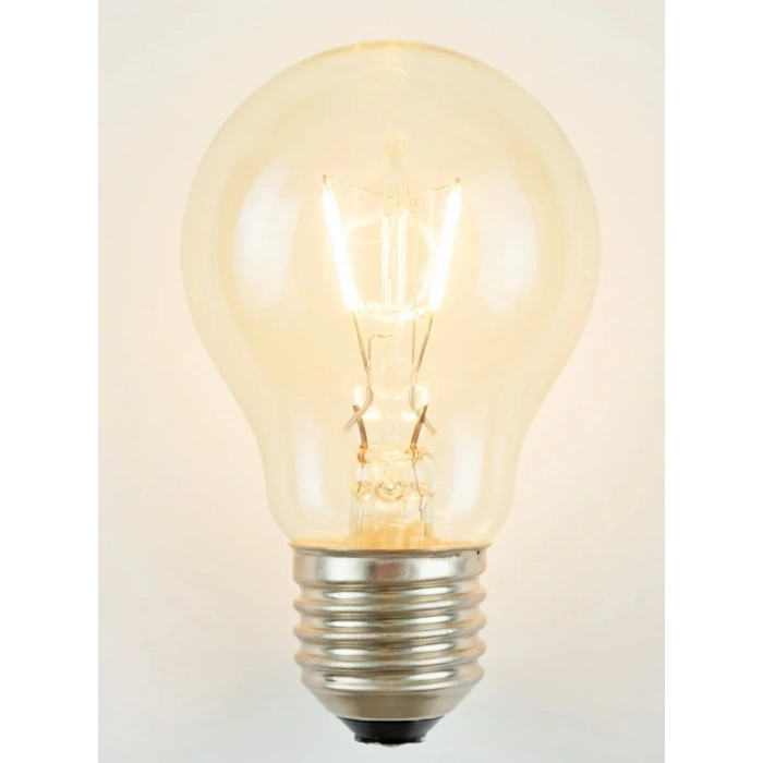 100w E-27 Halojen Normal Şeffaf Ampul 220v 100 Watt 2800k (Halogen Isı Ampulu)
