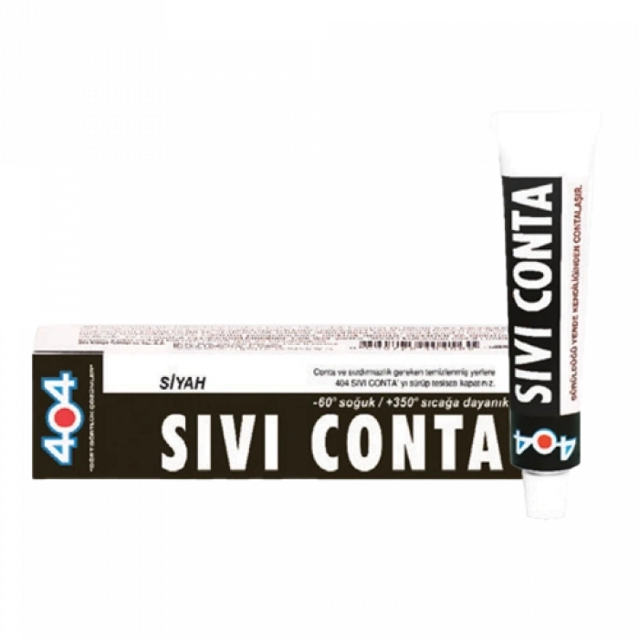 404 SIVI CONTA SİYAH 80 GR