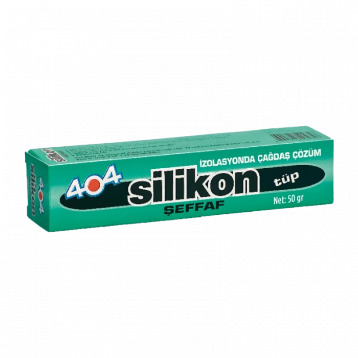 404 TÜP SİLİKON ŞEFFAF 55 GR