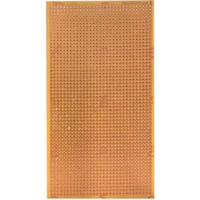 50x100mm Delikli Bakır Plaket Tek Taraflı Devre Kartı 5x10 Cm