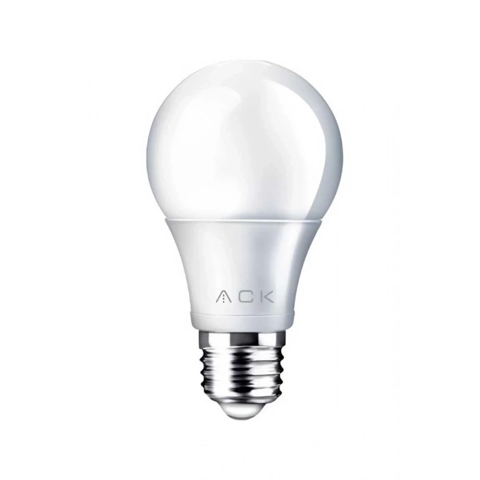 ACK E-27 9w Led Ampul BEYAZ Işık 6500k 880lm 220 Volt (9w Tüketim 70w Değerinde ışık)