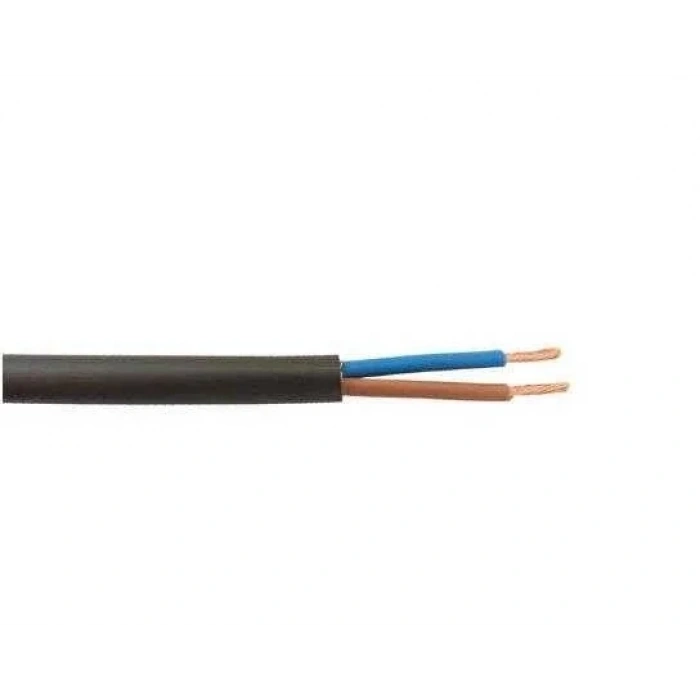 ALKAN 2x1.5mm TTR Elektrik Kablosu SİYAH (Çok Telli Esnek Kablo)