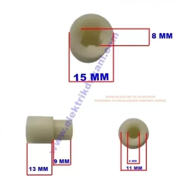 Arnica Orbital Plus BL 1230 Motor Kavrama Adaptörü Plastik (Orjinal Ürün)1 Adet