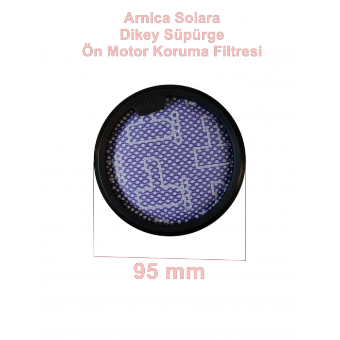 ARNİCA Solara Dikey Şarjli Süpürge Motor Hava Emiş Ön Filitresi (Orjinal Yedek Parça)