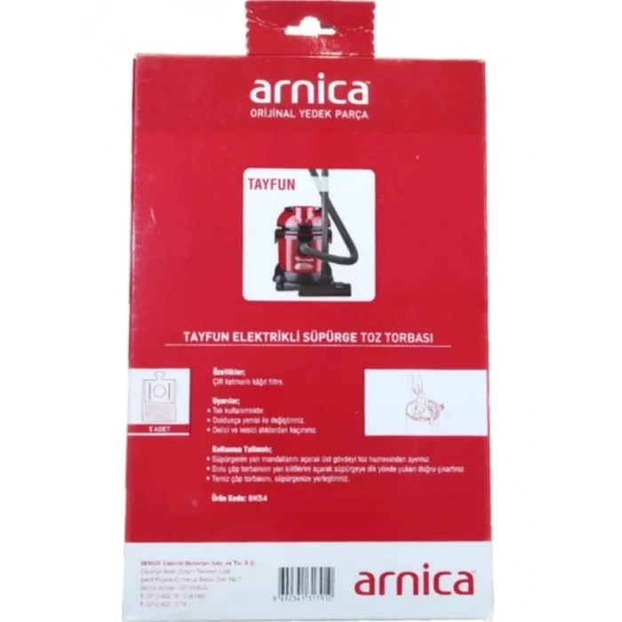 ARNİCA Tayfun & Esenyel Kağıt Torba 5Li Set (Orjinal Ürün)