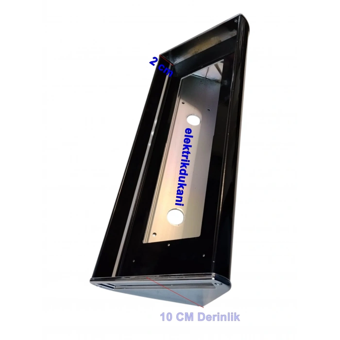 AUDIO Konsept SİYAH Görüntülü Zil Paneli Çevirme Aparatı 358mm x 147mm