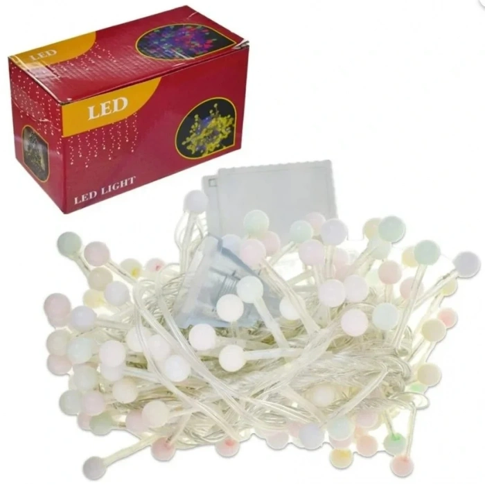BONCUK 220v Süsleme Ledi RGB 5mt Sarmaşık Efekt ve 8 Modlu 240lı Süsleme Ledi IP65 Eklenebilir
