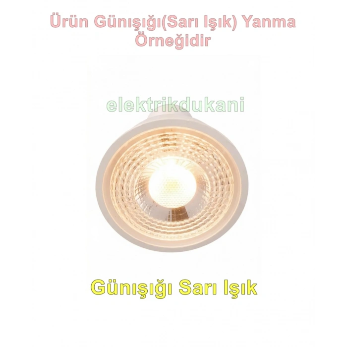 CATA 10w GÜNIŞIĞI GU10 Duylu Çanak Led Spot Ampul 3000k (Starter Duylu) 220 Volt 10 Watt