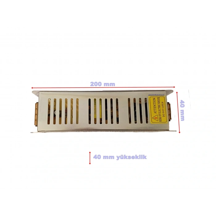 CATA 12v 12.5A Şerit Led Trafosu 150w IP20 (12 Volt 10 Amper Adaptör)