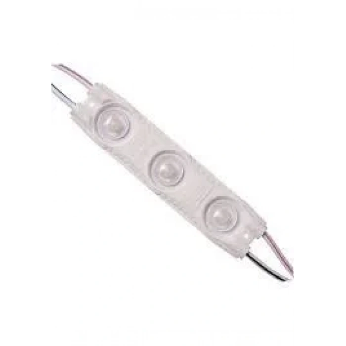 CATA 12v 3lü Modül Led BEYAZ Mercekli Led Dış Ortam IP67  (12 volt 1.2 watt 50lm)