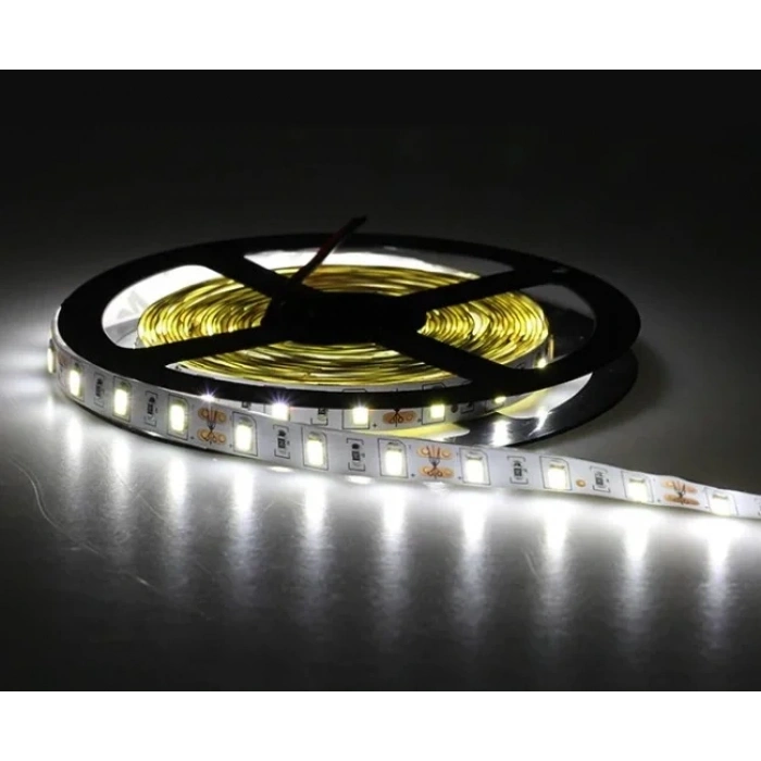 CATA 12v Dc BEYAZ 16w/240 Led Extra Parlak İç Mekan Şerit Led IP20 12 Volt 1mt