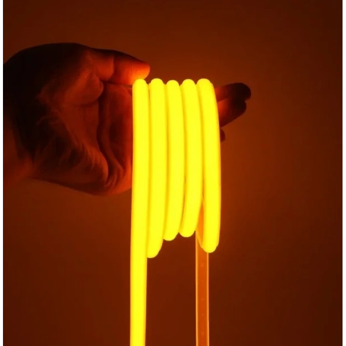 CATA 12V NEON Led Hortum AMBER (1mt Fiyatı) Pk. 50Mt