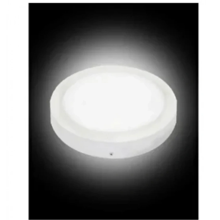 CATA 18W Yuvarlak Sıva Üstü Led Panel 6500K Beyaz Kasa
