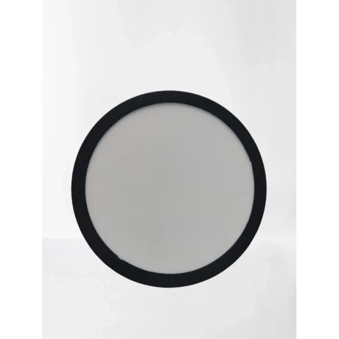 CATA 18W Yuvarlak Sıva Üstü Led Panel 6500K SİYAH Kasa Beyaz Işık IP20