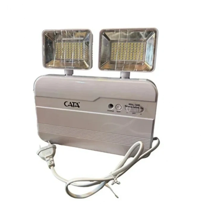 CATA 2x10 Watt Acil Aydınlatma Nil Şarjlı Armatür Işıldak 2 Kademe 6400k 220 Volt IP20
