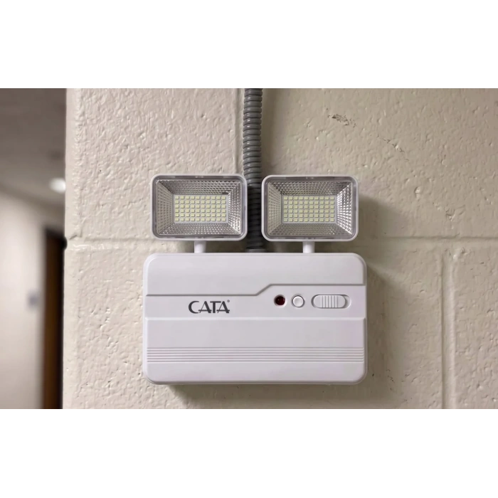 CATA 2x10 Watt Acil Aydınlatma Nil Şarjlı Armatür Işıldak 2 Kademe 6400k 220 Volt IP20