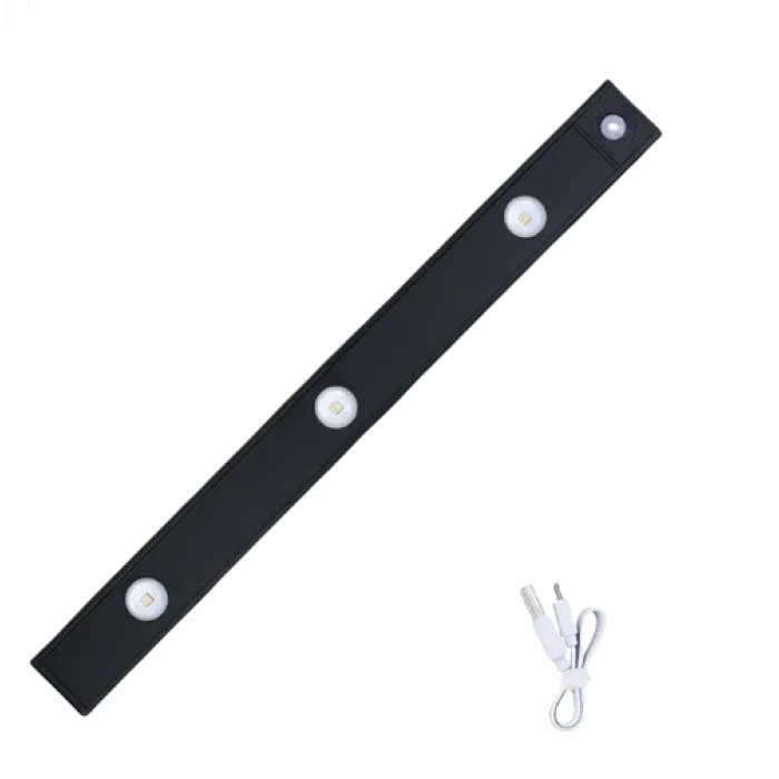 CATA 3w Bella 40cm Şarjlı Sensörlü Cabinet Bant Armatür 6400-4000-3000k TYPE-C Şarjlı