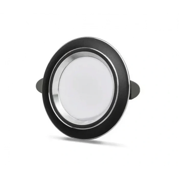 CATA 6W Zebra Siyah-Krom 3 Renk Led Spot S. A. 6400+4000+3200K Sıva Altı 6 Watt 220 Volt