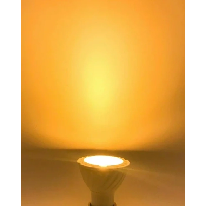 CATA 8w AMBER GU10 Çanak Led Spot Ampul 220v (Starter Duylu)