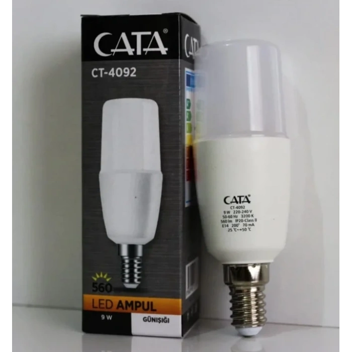 CATA 8W Mum Tip Led Ampul E-14 Duylu 3200K Günışığı