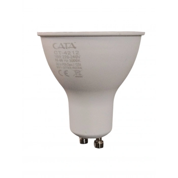CATA 9w GÜNIŞIĞI GU10 Duylu Çanak Led Spot Ampul 3000k (Starter Duylu) 220 Volt 9 Watt
