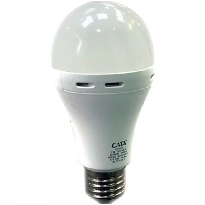 CATA E-27 9w Led Şarjlı Ampul 6500k (6 Saat Yanma Süresi)