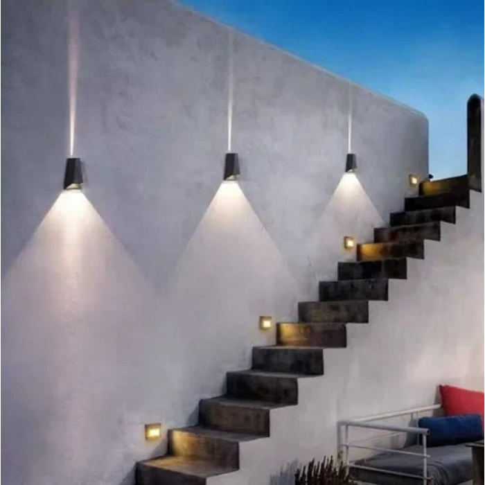 CATA Malta 6w GÜNIŞIĞI Çift Taraflı Led Duvar Aplik 3200k IP44 6 Watt 220 Volt