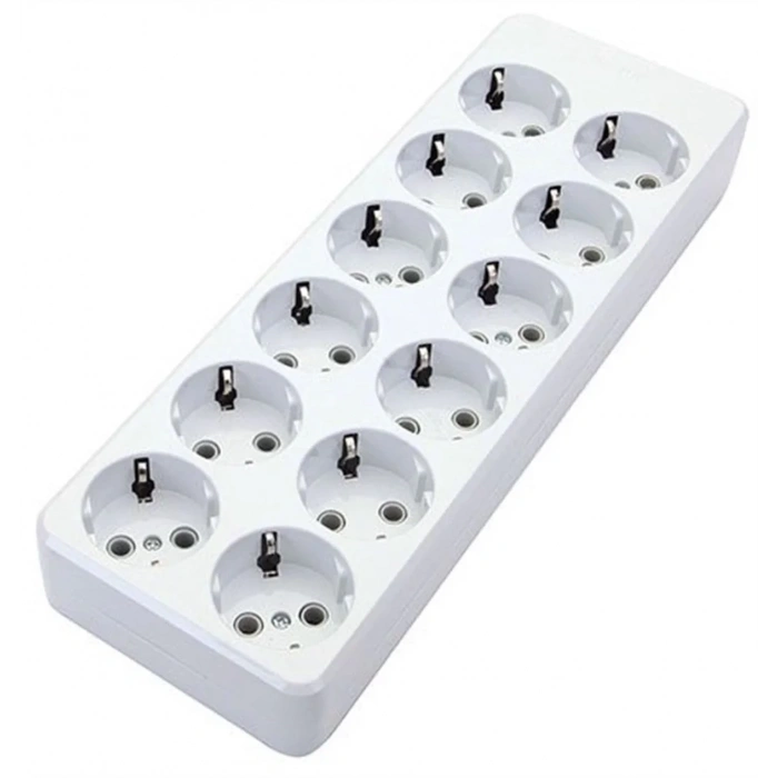 DEPA 12li Grup Priz Kablosuz Topraklı Klemensli 220v IP20