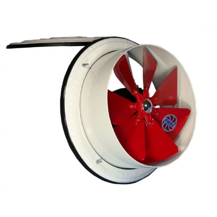 DÜNDAR 20cm Kapaklı Duvar ve Pencere Aspiratörü Metal Pervaneli