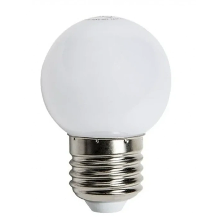 E-27 Duylu 1w BEYAZ Ledli Gece Lambası Ampulu 1 Watt 220 Volt