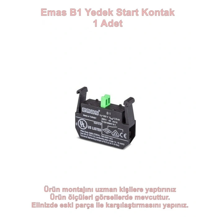 EMAS B1 KONTAK BLOK START YEDEK KONTAK