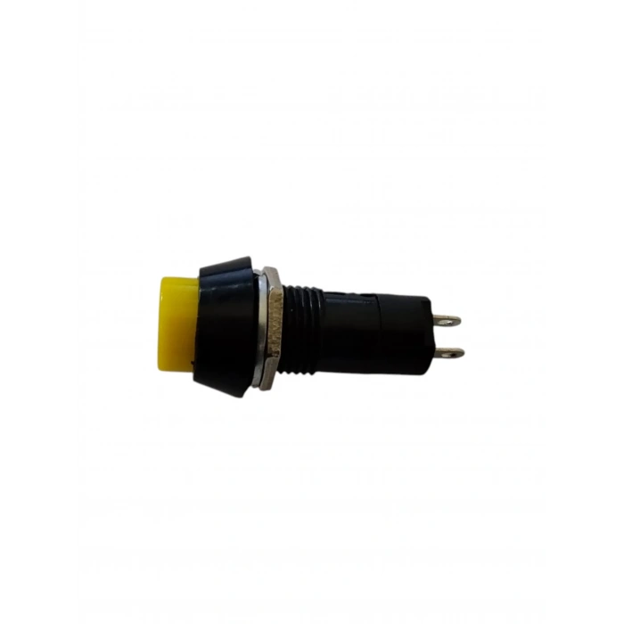 ENDER 12mm SARI Yuvarlak Kalıcı Çıt Çıt Buton Anahtar