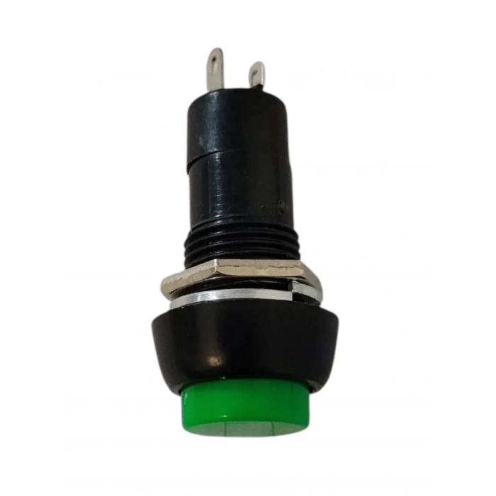 ENDER 12mm YEŞİL Yuvarlak Kalıcı Çıt Çıt Buton Anahtar