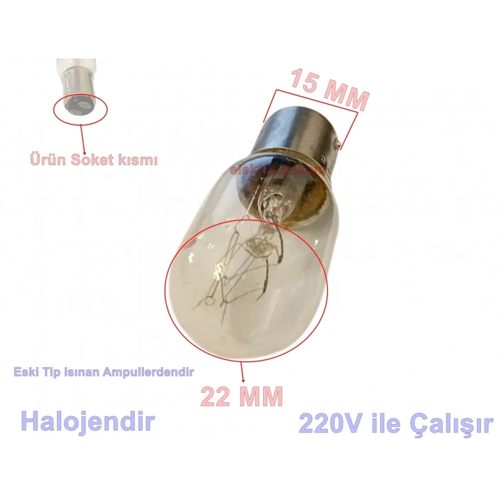 ENDER 15W DİKİŞ MAKİNESİ AMPULÜ